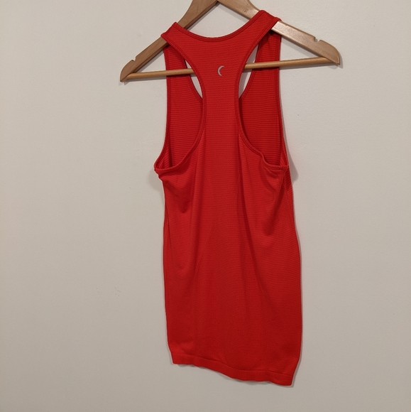 Zyia Active Copper Charged Seamless Racerback Performance Stretch Tank Top Red S - Picture 12 of 13